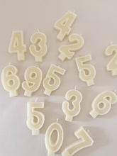 Load image into Gallery viewer, Bougie Chiffre  d'anniversaire - millimetres.be