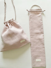 Load image into Gallery viewer, Sac en lin pour baguette avec une doublure alimentaire - millimetres.be