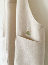 Load image into Gallery viewer, Tablier en lin style japonais Bouleau - millimetres.be