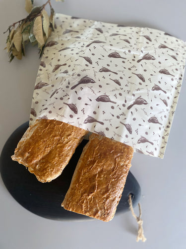 Sac à pain en coton ciré – multi-usage - millimetres.be